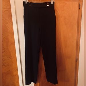 H&M High Waisted Black Trousers